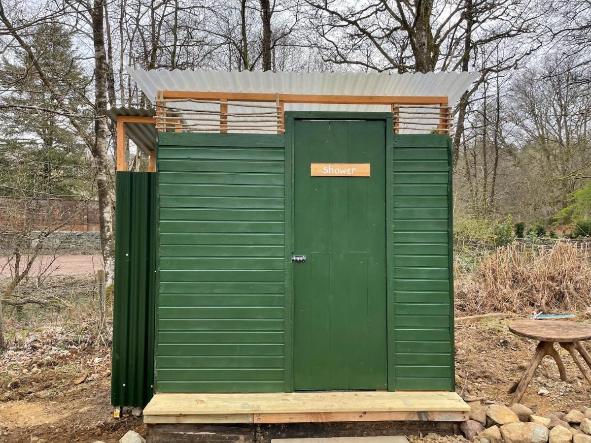 Cosy Woodland Off Grid Shepherds Hut - Rowan Βίλα Castle Douglas Εξωτερικό φωτογραφία